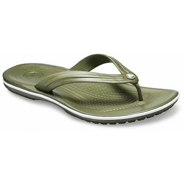 Crocs Crocband™ Flip Szandál Férfi Olivazöld | HU 1213JPQJ